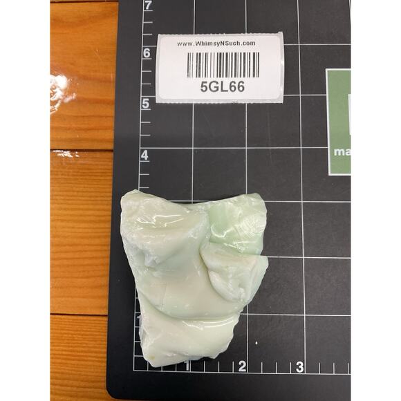 Lime Green Art Glass Cullet Glowing Manganese Slag Glass #5GL66 - Picture 8 of 8